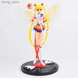 Action Toy Figures Japan Anime 16cm Sailor Moon Dress Queen Action Figure PVC Wedding Dress Collection Model toys for Decor Cartoon Doll Gift Y240415