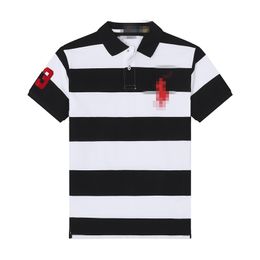 Summer Brand Fashion Luxury Designer PoloShirts Men's Casual Polo Letter Embroidered T-shirt High Street Men's Polos Asian Size