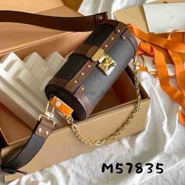 10A Mirror Quality Designer Bag Shoulder Bags Special grade all steel chip version original leather women's bag Babylon PAPILLON cylinder pack chain pack M57835