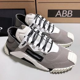 New Fashion Designer High quality Grey splice casual Tennis shoes for men and women Lace-Up ventilate comfort anti-slip all-match Sports shoes DD0415D 35-45 6