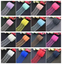 Whole Beautiful Handcrafted Embroidered Net Lace Fabric Sewing Lace Ribbon Trim DIY Costume Decoration4174396