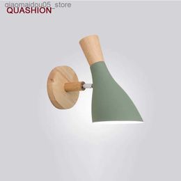 Lamps Shades Scandinavian Macaron speaker wall lamp creative living room background childrens room desk reading bedroom corner lighting Q240416