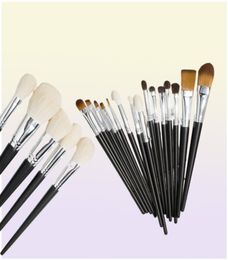 Shinedo Powder Matte Black Colour Soft Goat Hair Makeup Brushes High Quality Cosmetics Tools Brochas Maquillage 2207225574433