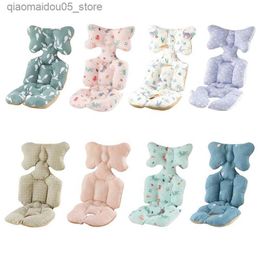 Stroller Parts Accessories Baby stroller liner for seat insertion baby cushion head support Q240416