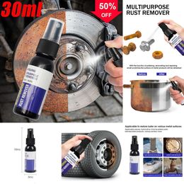 2024 30Ml Car Rust Remover Anti-Rust Lubricant Polishing Paint Care Tools Metal Surface Auto Chrome Parts Stainless Steel Products