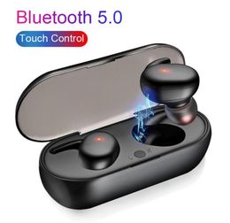 Y30 TWS bluetooth 50 earphones Mini Wireless Earbuds Touch Control Sport in Ear Stereo Cordless Headset for cellphones headphones7209629