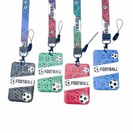 football neck card holder Certificate card holder Automobile inducti Public transport card Universal soccer style t2wK#