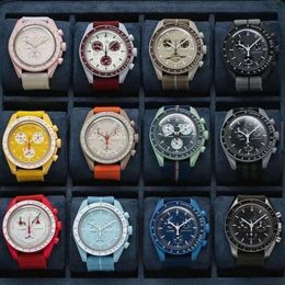 Orologi a vendita calda a croce Swatch Space orologi orologi a caldo Orologi Moon Mercury Earth Wholesale