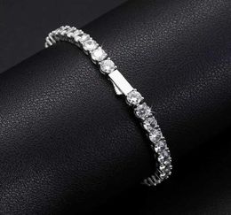 New Arrival Women Jewellery Vvs Moissanite Diamond Cluster Tennis Bracelet Iced Out Lab Grown Diamond Tennis Bracelet7277876