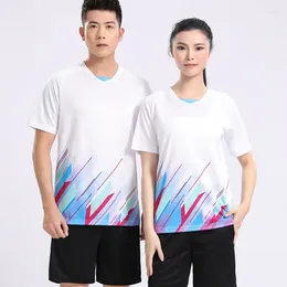 Men's Tracksuits Men And Women Tracksuit Fashion Print Sportswear Sets T-shirt Shorts Two-Piece Set Couples Sports Clothing Quick Dry Tennis