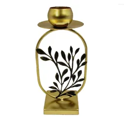 Candle Holders Decorate Your Space With This Elegant Holder Set Enhance The Ambiance Of Home Iron Material Gold Color (1 Holder)