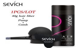 Sevich 40g Keratin Thicker Hair Building Fibers Spray With Applicator with Comb Anti Hair Loss Products Hair Growth Fiber Powders3940597