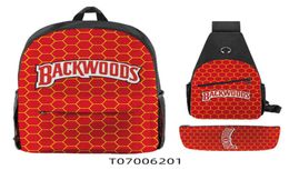 Popular backwoods cigar 3D backpack student schoolbag leisure6757850