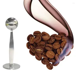 Coffee Scoops 1Pc Stainless Steel Scoop Measuring Spoon Long Handled Metal Measure Tea Tools Accessories