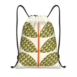 Shopping Bags Custom Flower Prints Drawstring Bag For Training Yoga Backpacks Men Women Orla Kiely Sports Gym Sackpack