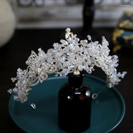 Hair Clips Crystal Crowns Tiaras For Wedding Jewelry Accessories Luxury Bride Headpieces Women Party Prom Diadem Headdress