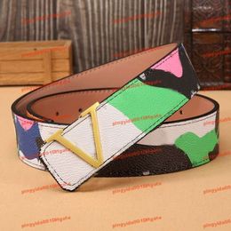 Luxury Designer Belt Premium Leather Men Belt Width 3.8cm Fashion Letter Smooth Buckle Mens Womens Graffiti Casual Belts Wholesale