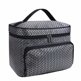 pey Floral Big Cosmetic Bag Women Waterproof Profial Toiletry Kit W Necaire Travel Organizer Make up Bags SZL63 k3nr#