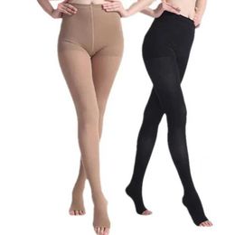 Sexy Socks Medicella Closed Toe Compression Pantyhose 15-21 MmHg High Waist for Varicose Veins Women Compression Stockings Tights 240416