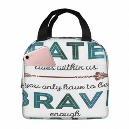 merida - Our Fate Live In Us Lunch Tote Kawaii Bag Lunch Bags Bags Lunch Box For Kids C2DO#