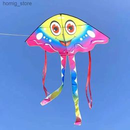 Kite Accessories free shipping new smiling kites flying toys for children kites line wind kites for children inflatable toys windsurfing outdoor Y240416