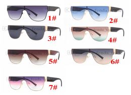 Square Sunglasses Women Vintage Luxury Brand Frameless Sun Glasses For Men One Piece Eyeglasses UV400 7 Colours 10PCS1610161