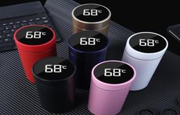 water bottle Temperature Display Smart Stainless Steel Vacuum Flasks Coffee Mug Tumbler Leak Proof Thermos cup6104032