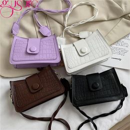 Bag Gusure Mini Small Square 2024Fashion Quality PU Leather Women's Handbag Purse Ladies Daily Sling Shoulder Messenger Bags