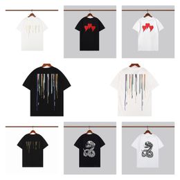 2024 classics Mens Ch t Shirts Heart High Quality clothes graphic tee Men's Designer T-shirt Casual sleeve best-selling luxury men's hip hop clothing Asia size M-5XL