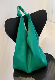 Evening Bags Ladies Big PU Leather Bucket Shoulder Bag Large Capacity Handbags And Purses Solid Colour Handbag Green Yellow2330740