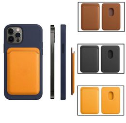 Magsafing Magnetic Wallet Leather Holder Cases Phone Back Cover With Card Slots For iPhone 13 12 Mini 11 Pro Xr Xs Max Magsafe Cas2696330