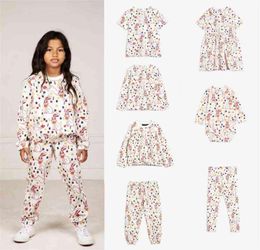 Toddler Girl Outfits Mini Brand Summer born Baby Romper Kids Clothes Boys Girls Dress Long Sleeve T shirts Tops Tee 2108045150176