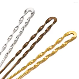 Hair Clips 1Pc U Shaped Pin Stick Vintage Metal Fork Sticks For Woman Girls Styling Headdress Decorative Accessorie