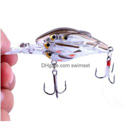 90Pcs 2.95/7.5Cm 9.3G Crankbait Group Fish Swim Bait 8 Fishes Plastic Bionic Wobbler Fishing Tackle Drop Delivery Dhymr