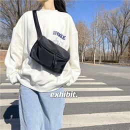 Leisure Versatile Nylon Cloth Small for Women 2024 New Spring Popular Crossbody Fashion Sports Chest Bag 75% factory wholesale