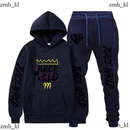 RIP Juice Wrld Hoodies Designer Sweatshirt + Sweatpants Suits Men Women Hip Hop Juice Wrld Trap Rap Pullover Two Piece Set Sudaderas 897