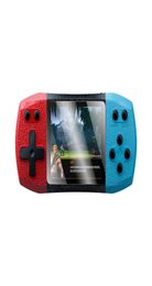 F1 Handheld RedBlue 8 Bit Classic Retro Game Console Support AV Output TV Video Doubles Players for FC Arcade 620 Bulitin Games 4690719