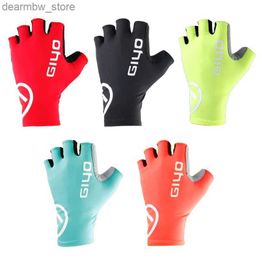 Cycling Gloves Cycling Gloves Half Finger Gel Sports Racing Bicyc Mittens Women Men Summer Road Bike Gloves riding gloves motorcyc L48