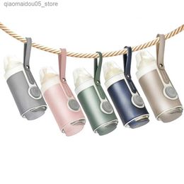 Bottle Warmers Sterilizers# Heating baby bottle cooler bag USB travel milk food heater portable baby bottle heater Q240416