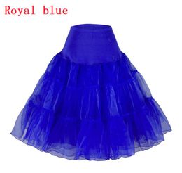 Short Wedding Petticoats Organza Bridal Underskirt Slip Women ALine Crinoline Skirt TUTU Puffy Plus Size Bridal Accessories2204890