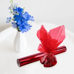 Gift Wrap 1 Roll Cellophane Decorative Bright Colour Plastic Party Supplies