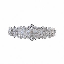 topqueen S26 Luxury Rhinestes Wedding Dres Belt Women Crystal Applique Decorati Sparkly for Bride Waistband Bridal S z5nB#