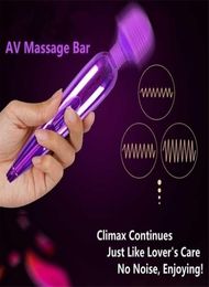 New Women AV Vibrator Clitoral Stimulator Adult Toys GSpot Vibrating Female Dildo Vibrator6704205