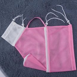 Cat Carriers Pet Bathing Bag Washing Cleaning Shower Grooming Polyester Soft Wide Opening Mesh