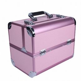 portable cosmetic bag suitcases makeup beauty profial multi functi cosmetology tattoo eyebrow teacher manicure case G3z2#