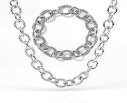 Style designer necklace Set Bracelet 18k Gold Fashion Hip Hop luxury chain Plated Ladies Charm Couple Jewellery Men Gifts chains Cop1565852
