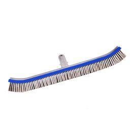 Swimming Pool Brush Steel Wire Wall Floor Steps Moss Stain Dirt Debris Cleaning Retractable Handheld Clean Supplies 240415