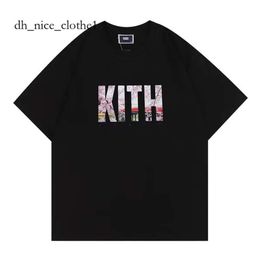 Kith Tom And Jerry T-Shirt Designer Men Tops Women Casual Short Sleeves SESAME STREET Tee Vintage Fashion Clothes Tees Oversize Man Shorts 254