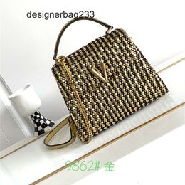 Lightweight Stud Bags Light Vallen Handheld Luxury Cross 24 Bag Oblique Lady New Woven Shoulder One Tote Womens Colourful Fashion A87D
