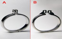 Male Chastity Belt Cock Rings Metal Bondage Gear For Men Penis Ring For Cock Cage Stainless Steel BDSM Chastity Cage Adult Sex Toy5397242